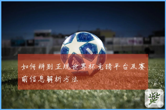 如何辨别正规世界杯竞猜平台及赛前信息解析方法