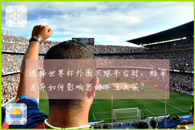 选择世界杯外围买球平台时，赔率差异如何影响您的下注决策？
